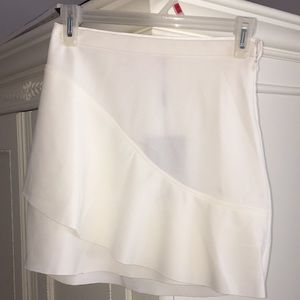 Small Misguided White Skirt
